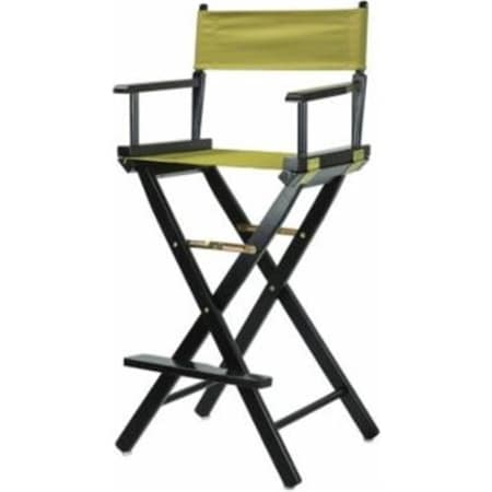 Casual Home 230-02-021-100 30 in. Directors Chair Black Frame with Olive Canvas 230-02/021-100